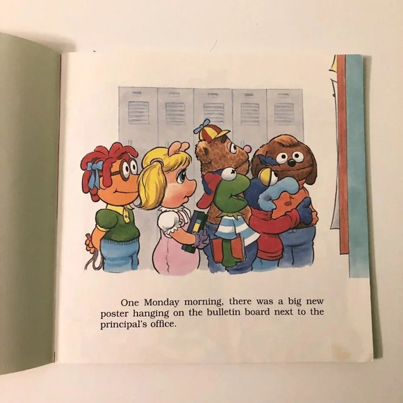 Vintage 1991 Too Many Promises Muppet  Kids Childrens Golden Look Look Book - Picture 10 of 16